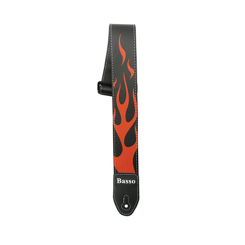 Basso Guitar Strap - Synthetic Flames SF11