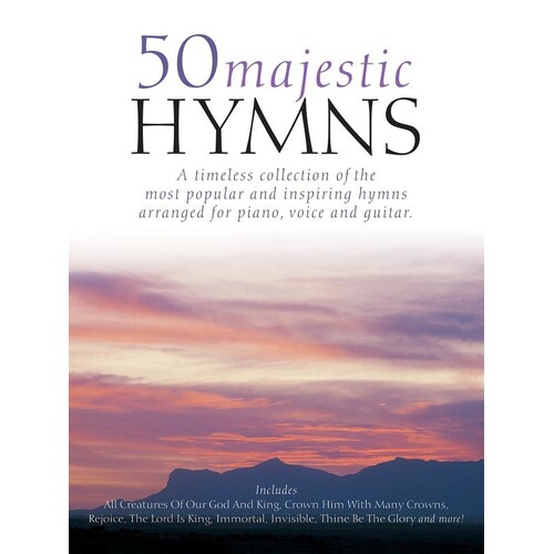 50 Majestic Hymns PVG (Softcover Book)
