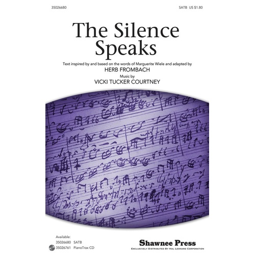 Silence Speaks SATB (Octavo)