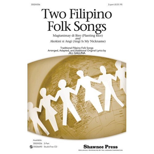 Two Filipino Folk Songs StudioTrax CD (CD Only)