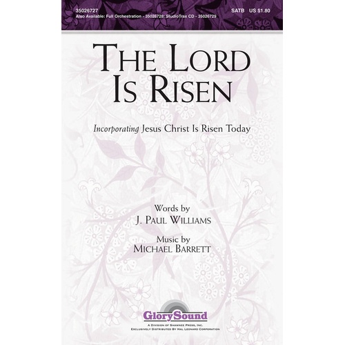 Lord Is Risen SATB (Octavo)