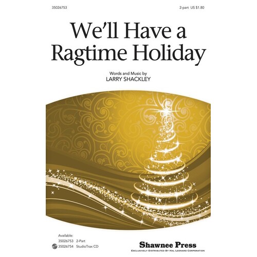 Well Have A Ragtime Holiday StudioTrax CD (CD Only)