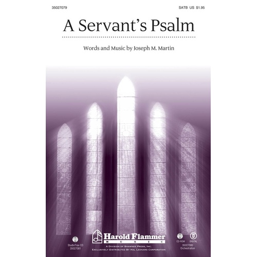 Servants Psalm SATB (Octavo)