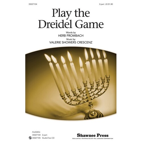 Play The Dreidel Game StudioTrax CD (CD Only)