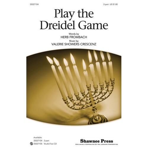 Play The Dreidel Game StudioTrax CD (CD Only)