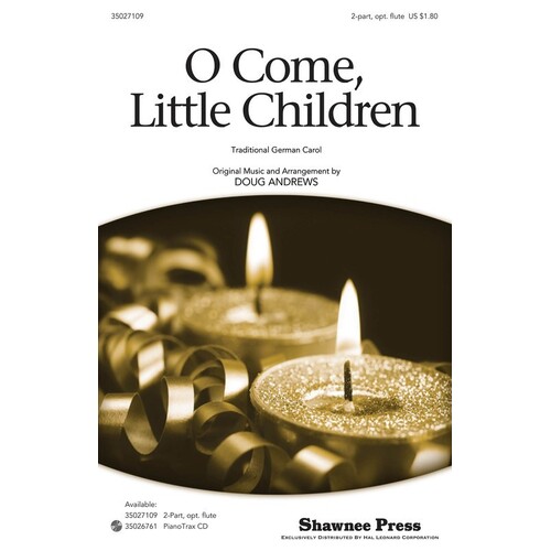 O Come Little Children 2Pt Opt Flute (Octavo)
