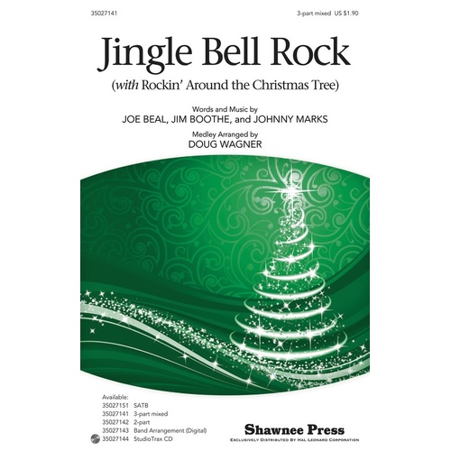 Jingle Bell Rock W Rocking Around Discovery Plus Concert Band 2 Opt Ch (Music Score/Parts)