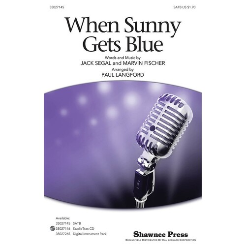 When Sunny Gets Blue StudioTrax CD (CD Only)