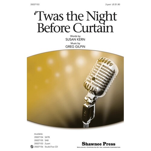 Twas The Night Before Curtain 2Pt (Octavo)