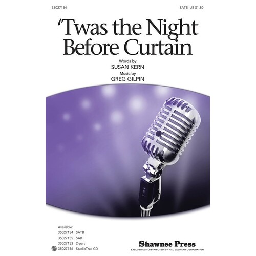 Twas The Night Before Curtain StudioTrax CD (CD Only)