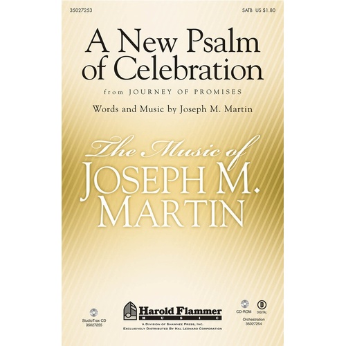 New Psalm Of Celebration StudioTrax CD (CD Only)