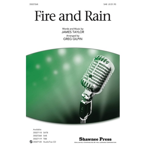 Fire And Rain SAB (Octavo)