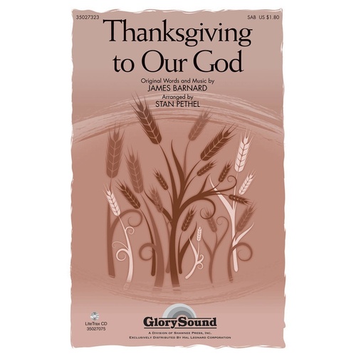 Thanksgiving To Our God SAB (Octavo)