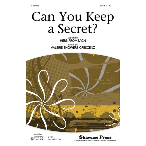 Can You Keep A Secret 2Pt (Octavo)