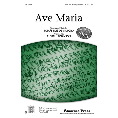 Ave Maria SAB (Octavo)