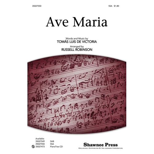 Ave Maria SSA (Octavo)