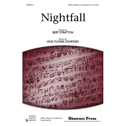 Nightfall SSAA With Oboe (Octavo)