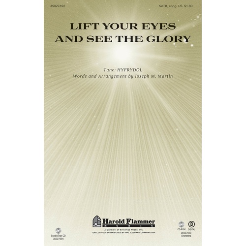 Lift Your Eyes And See The Glory StudioTrax CD (CD Only)