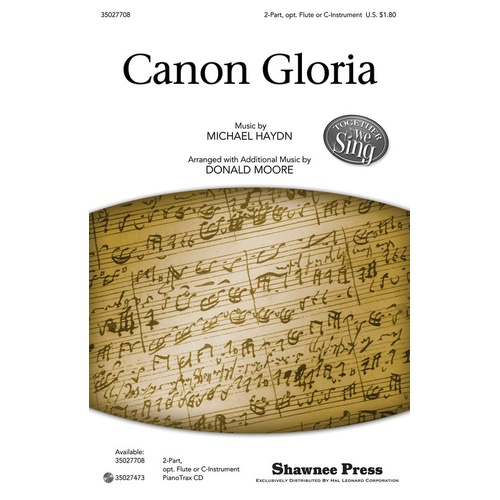 Canon Gloria 2Pt Opt Flute (Octavo)