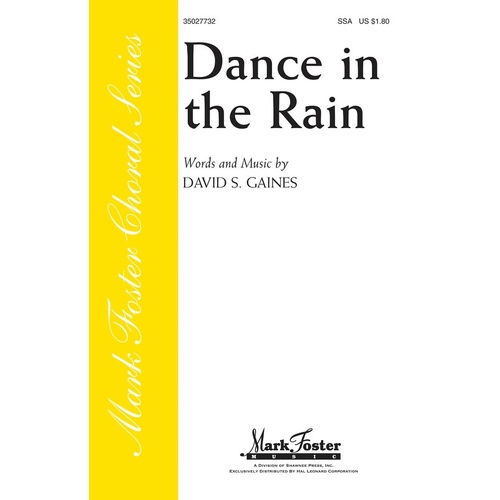 Dance In The Rain SSA (Octavo)