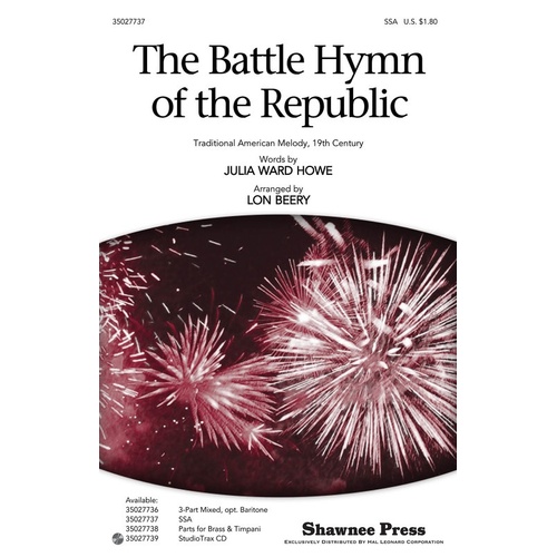 Battle Hymn Of The Republic SSA (Octavo)