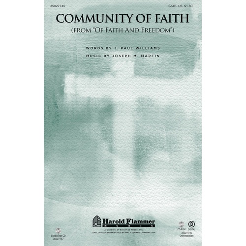 Community Of Faith StudioTrax CD (CD Only)