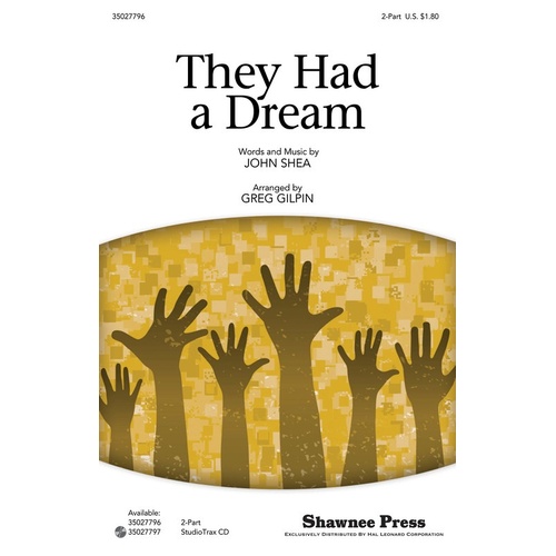 They Had A Dream StudioTrax CD (CD Only)