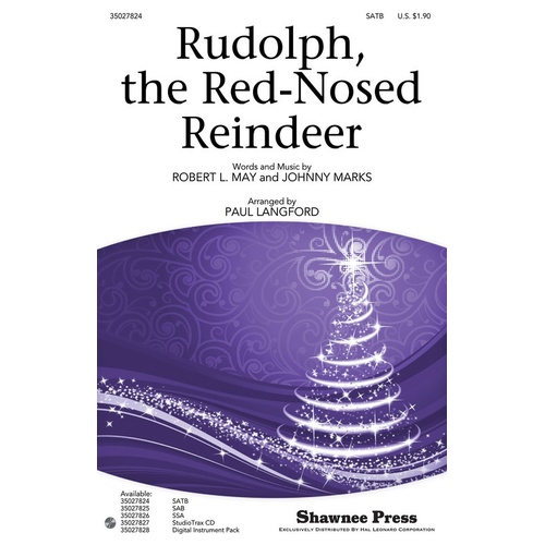 Rudolph The Red Nosed Reindeer SATB (Octavo)