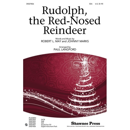 Rudolph The Red Nosed Reindeer ssA (Octavo)