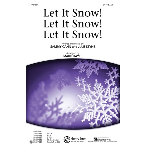 Let It Snow Let It Snow Let It Snow Orchestratio (Music Score/Parts)