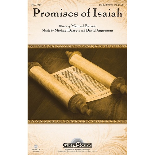 Promises Of Isaiah SATB With Flute (Octavo)