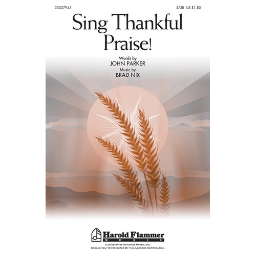 Sing Thankful Praise SATB (Octavo)