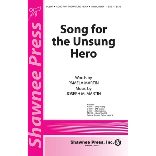 Song For The Unsung Hero TTBB (Octavo)