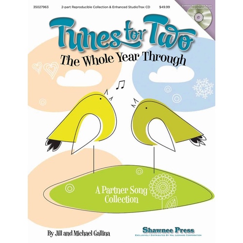 Tunes For Two The Whole Year Through 2Pt Book/CD (Softcover Book/CD)