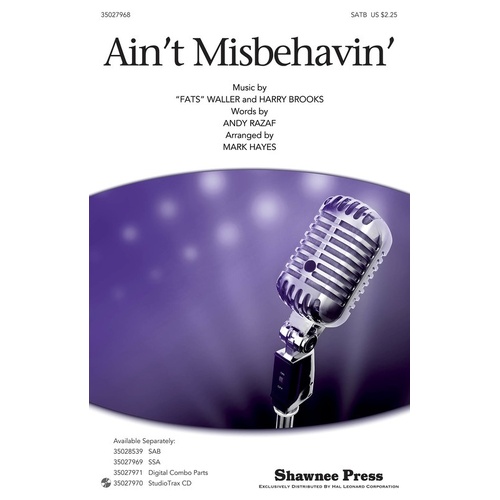 Aint Misbehavin SATB (Octavo)