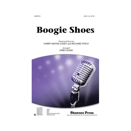 Boogie Shoes SATB Choral Score by Kirby Shaw, 12 Pages, Shawnee Press