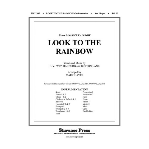 Look To The Rainbow Orchestra Accompaniment (Set of Parts)