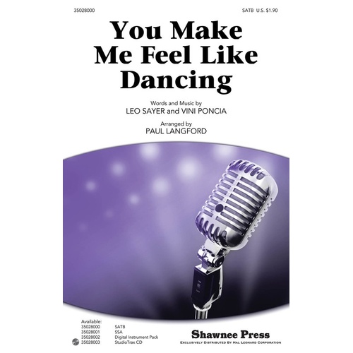 You Make Me Feel Like Dancing StudioTrax CD (CD Only)