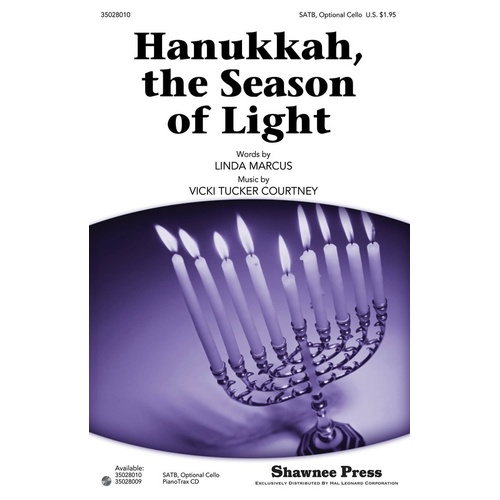 Hanukkah The Season Of Light SATB Opt Cello (Octavo)