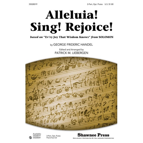 Alleluia Sing Rejoice 2Pt Opt Flutes (Octavo)