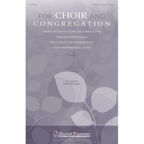 For Choir And Congregation V2 SATB (Octavo)