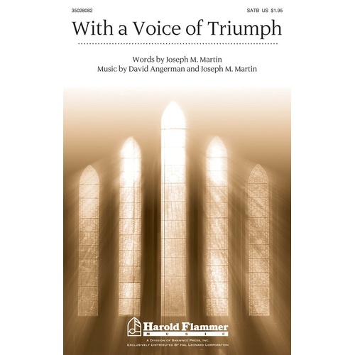 With A Voice Of Triumph SATB (Octavo)