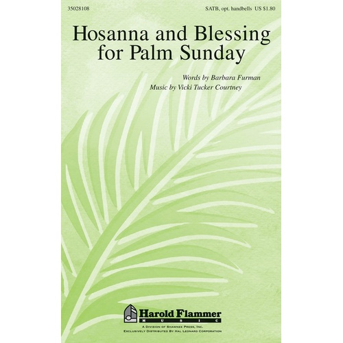 Hosanna and Blessing For Palm Sunday SATB (Octavo)