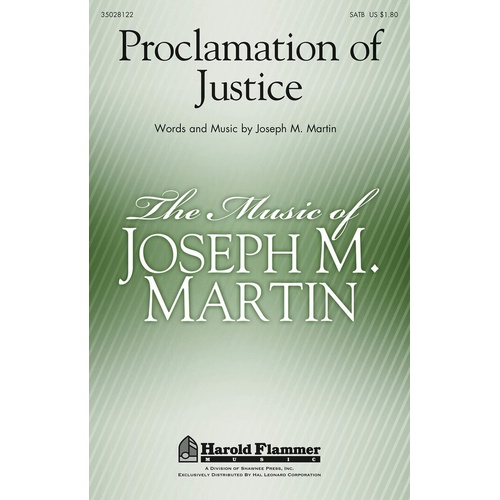 Proclamation Of Justice SATB (Octavo)