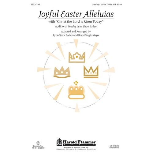 Joyful Easter Alleluias Unison Opt 2Pt (Octavo)