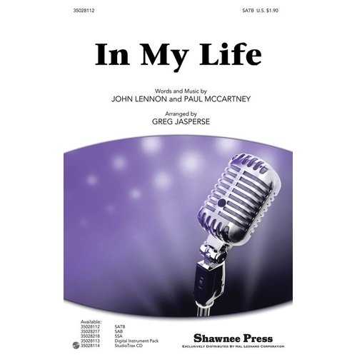 In My Life SSA (Octavo)