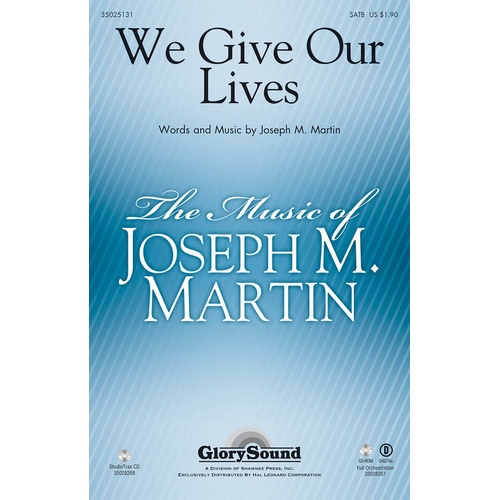 We Give Our Lives StudioTrax CD (CD Only)