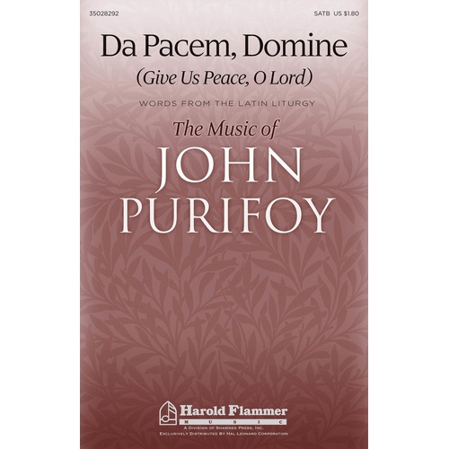 Da Pacem Domine SATB (Octavo)