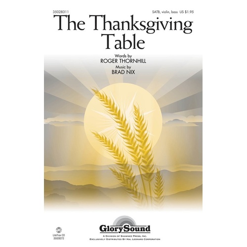 Thanksgiving Table SATB (Octavo)