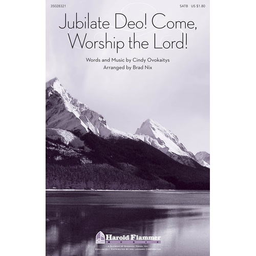 Jubilate Deo Come Worship The Lord SATB (Octavo)